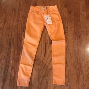 NWT Orange Dear John jeggings